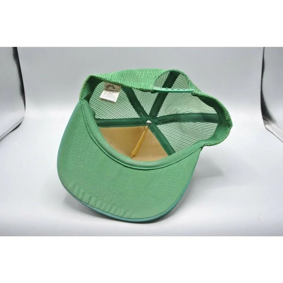 Bramalea ON Silver Stick Regional Hockey Hat Mesh Snapback Athletic OS VTG Green - Picture 6 of 8